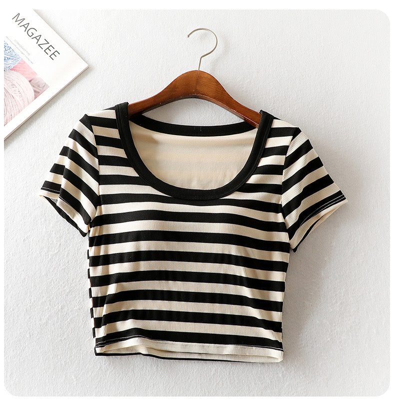 Darez Built-In Bra Crop Top